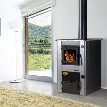 Concept Moni stove in a room.