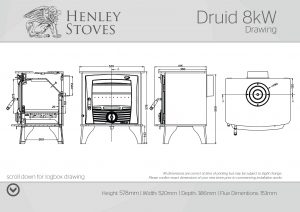 Druid 8kw diagram on a white background.