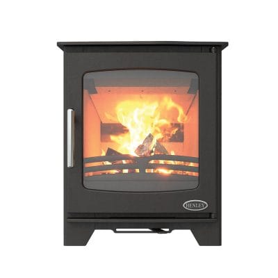 Henley Sherwood 8kw stove on a white background.