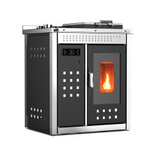 C20 wood pellet boiler range silver and black.