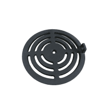 Graphite inset convector inner round grate.