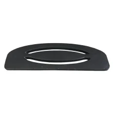Fire front for graphite inset convection stove.