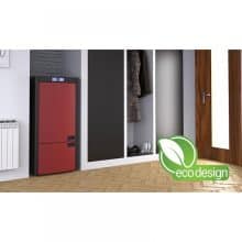 Alfa Plam combo pellet boiler in a room.