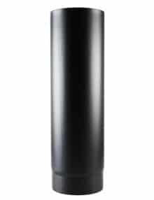 500mm black stobe pipe on a white background.