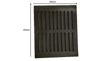 Concept ranges cast iron grate.