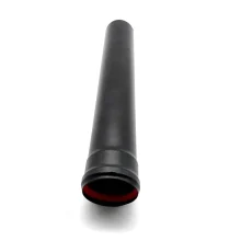 Matt black Pellet flue pipe.