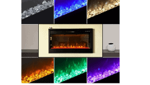 Crystal Effect Electric Fire.