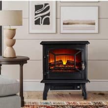 C9 Electric black stove.